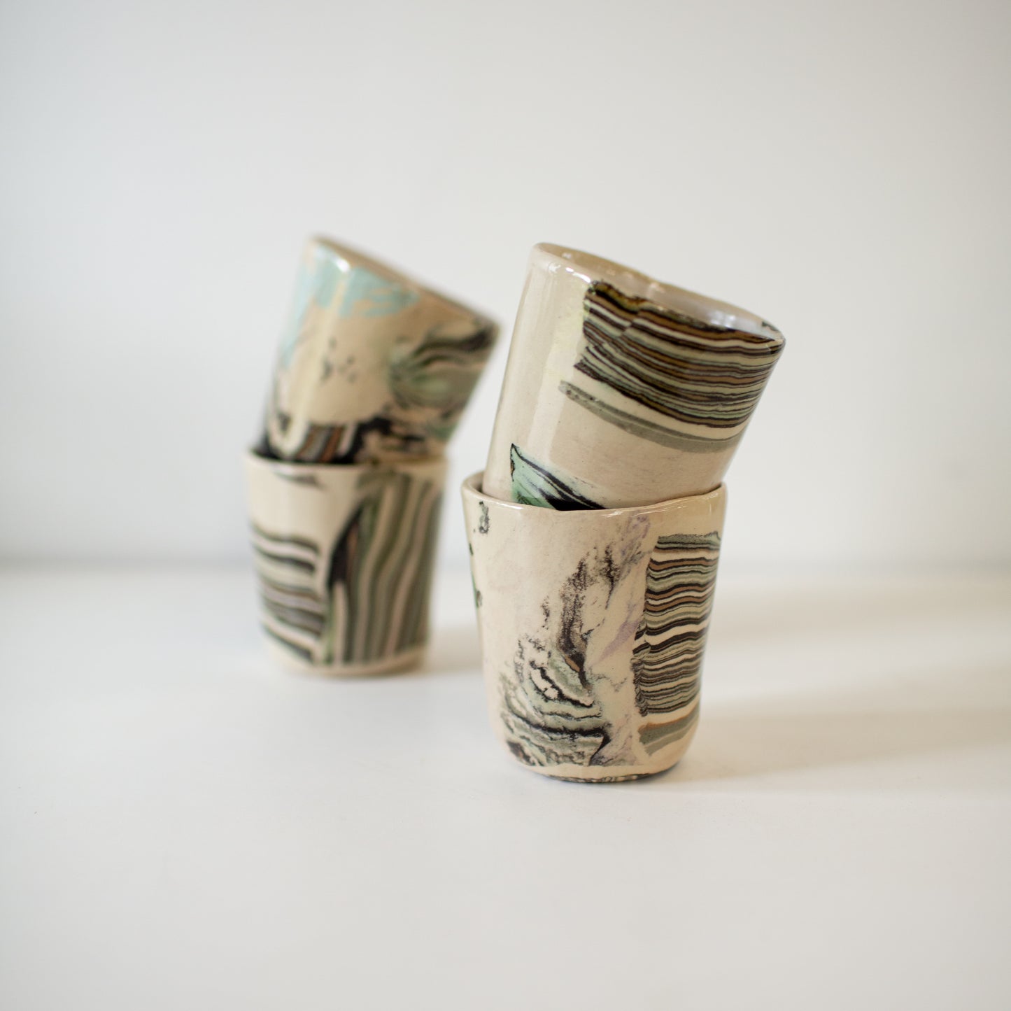 ‘Up the Cliff’ tumblers