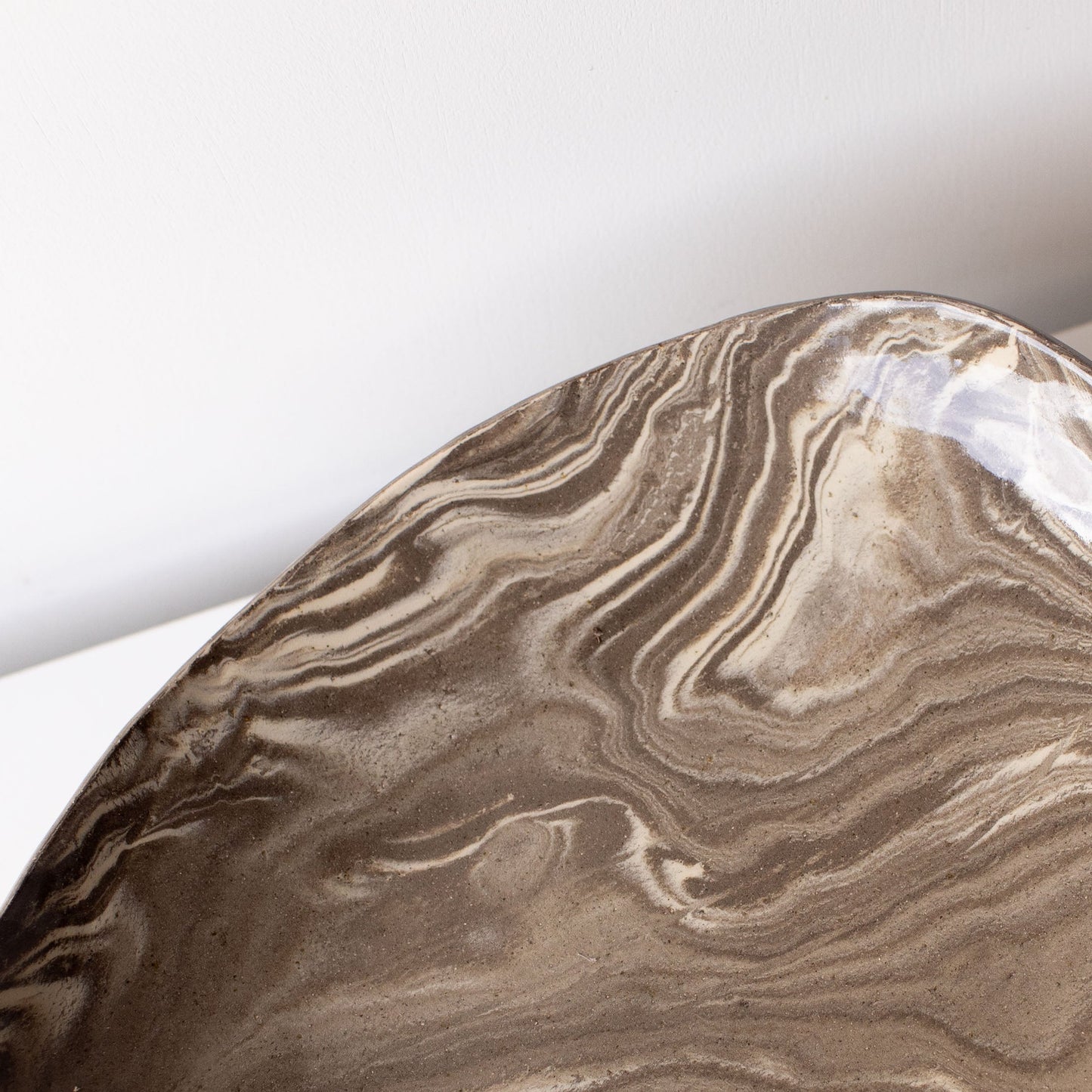 Ripple Footed Platter 03