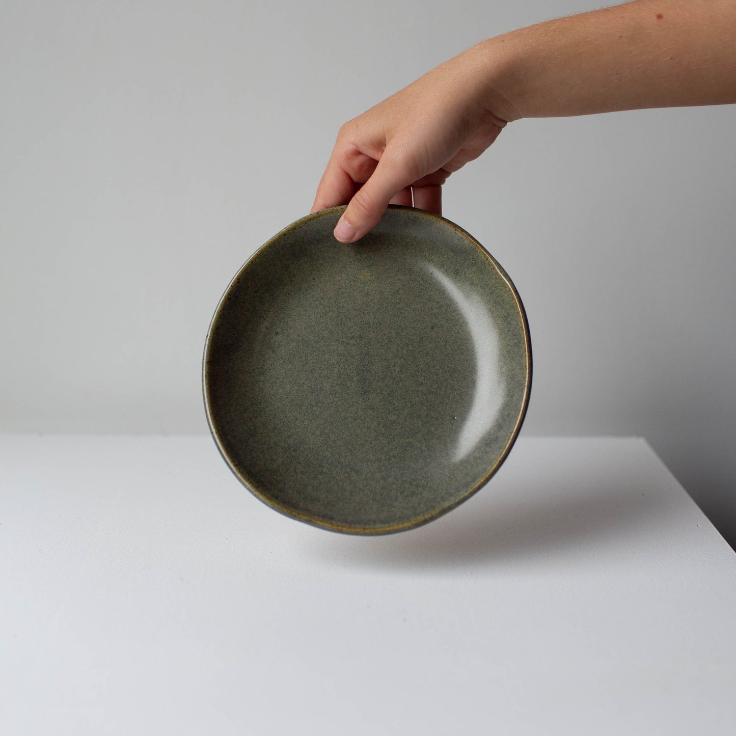 Side plate - Kelp green