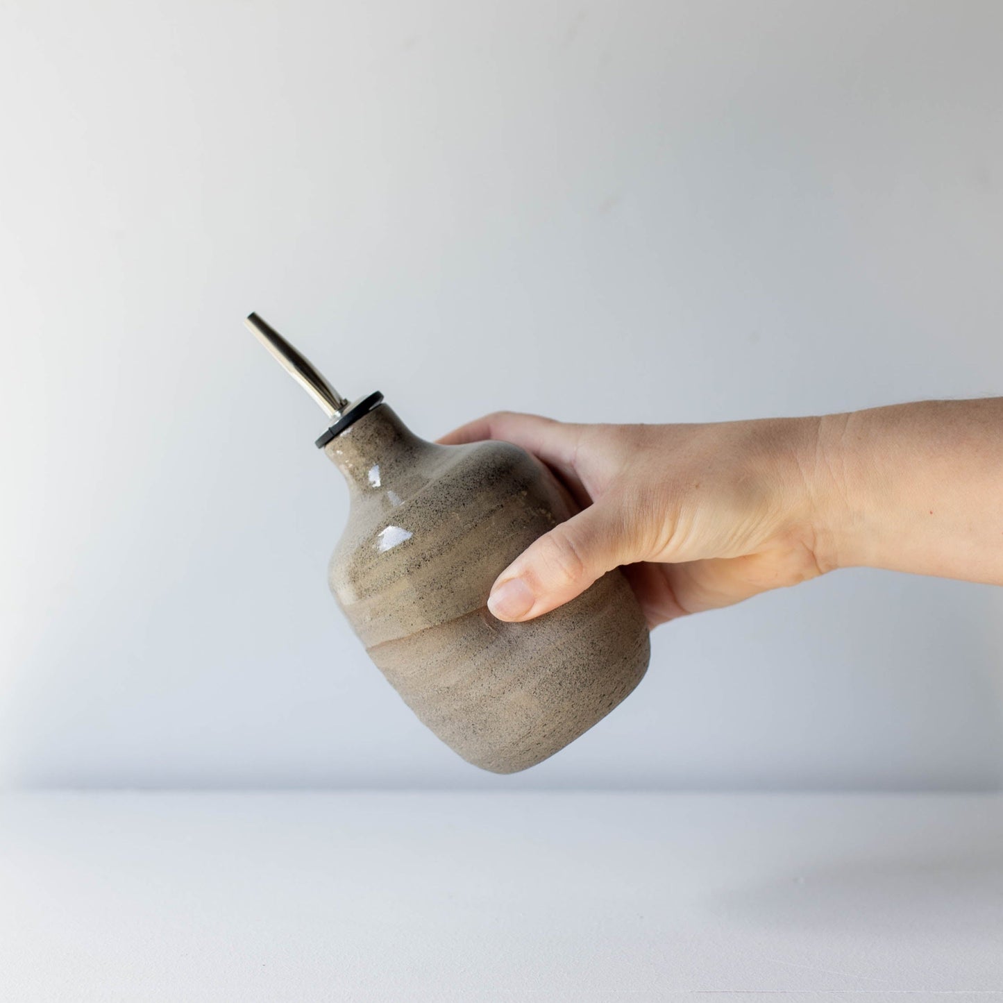 Lil_Ceramics_small_oil_pourer_granite_handmade_in_New_Zealand