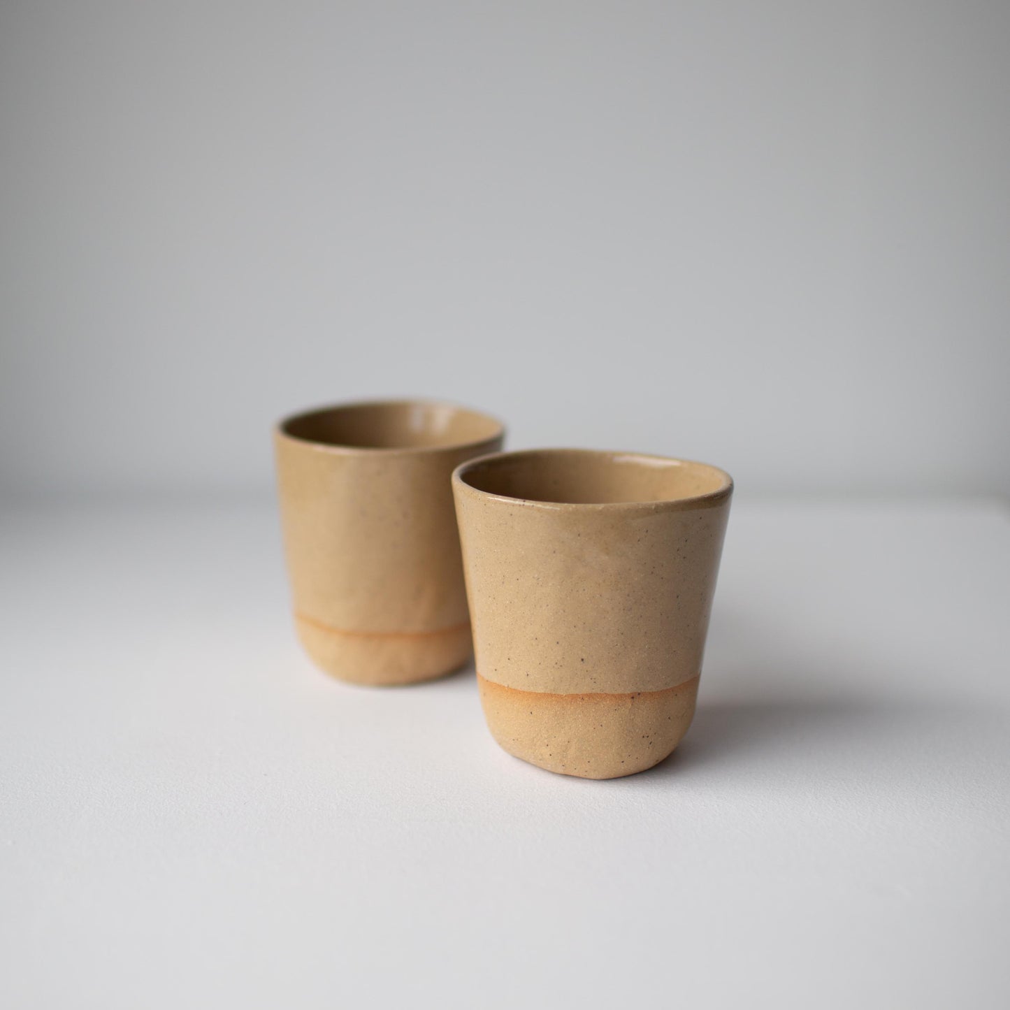 Coffee tumblers - Speckled tan