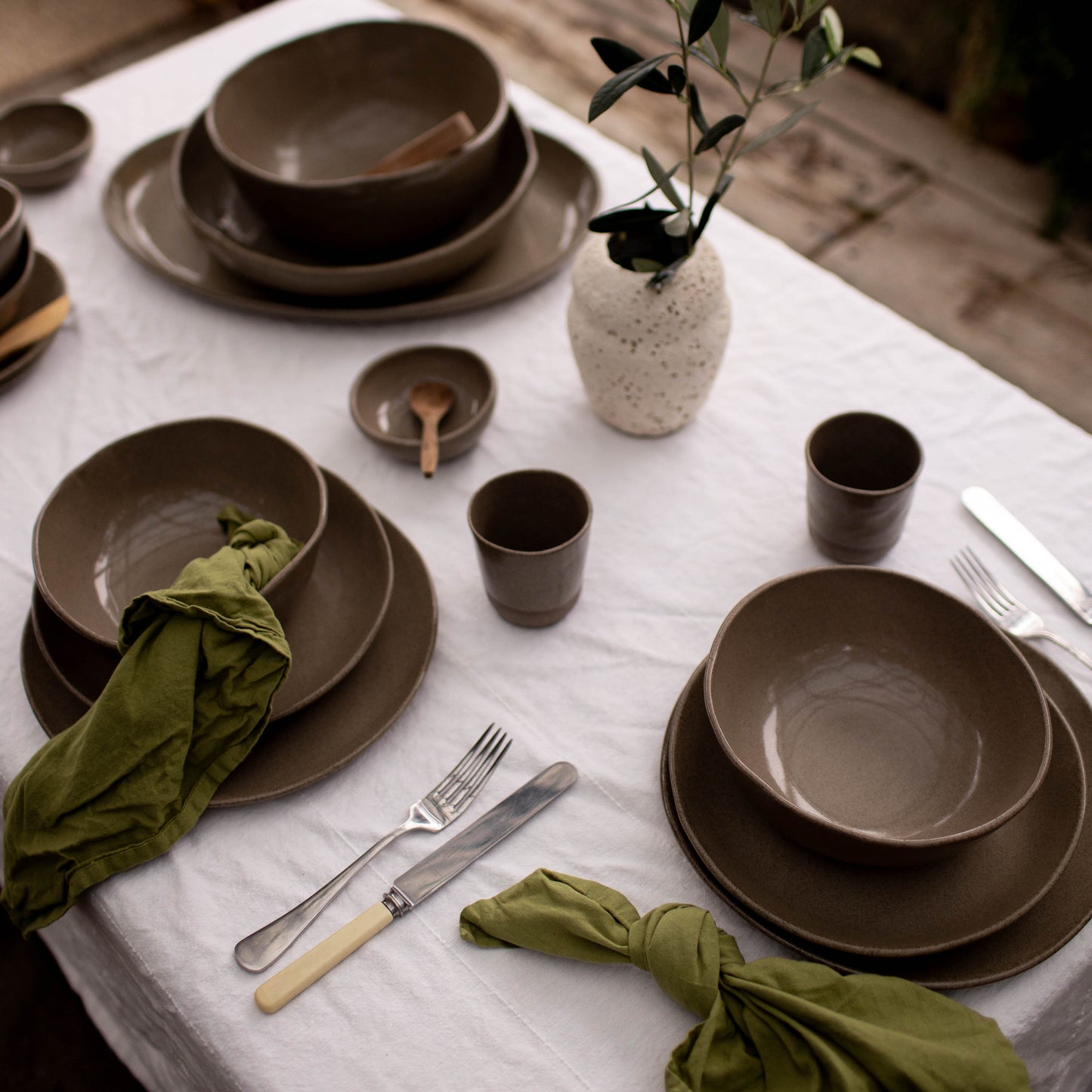 Full Spread Dinner Set - Granite