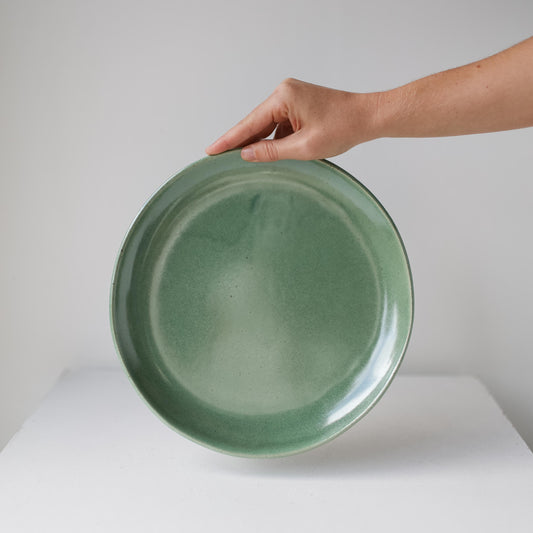 Large dinner plate - Sage green