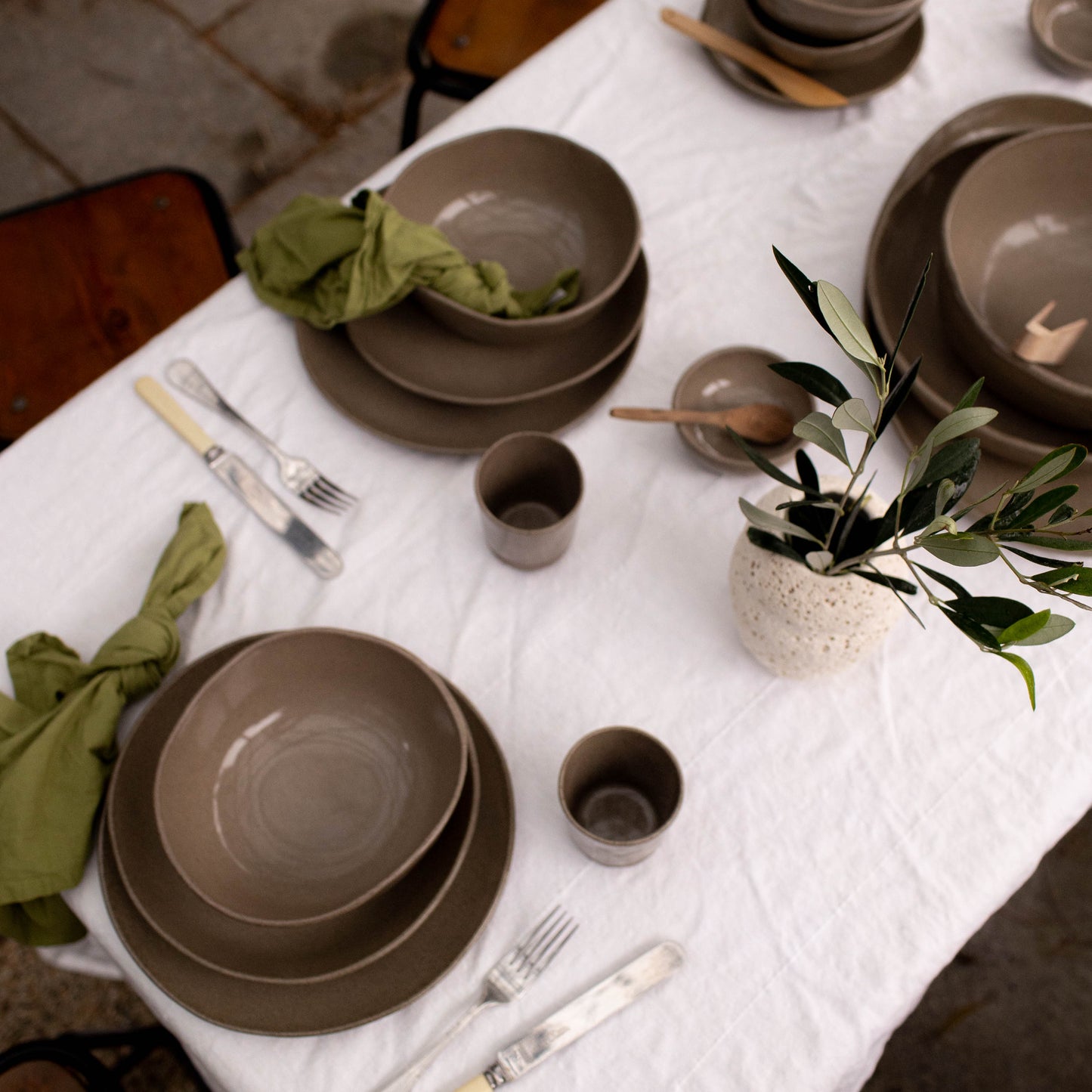 Full Spread Dinner Set - Granite