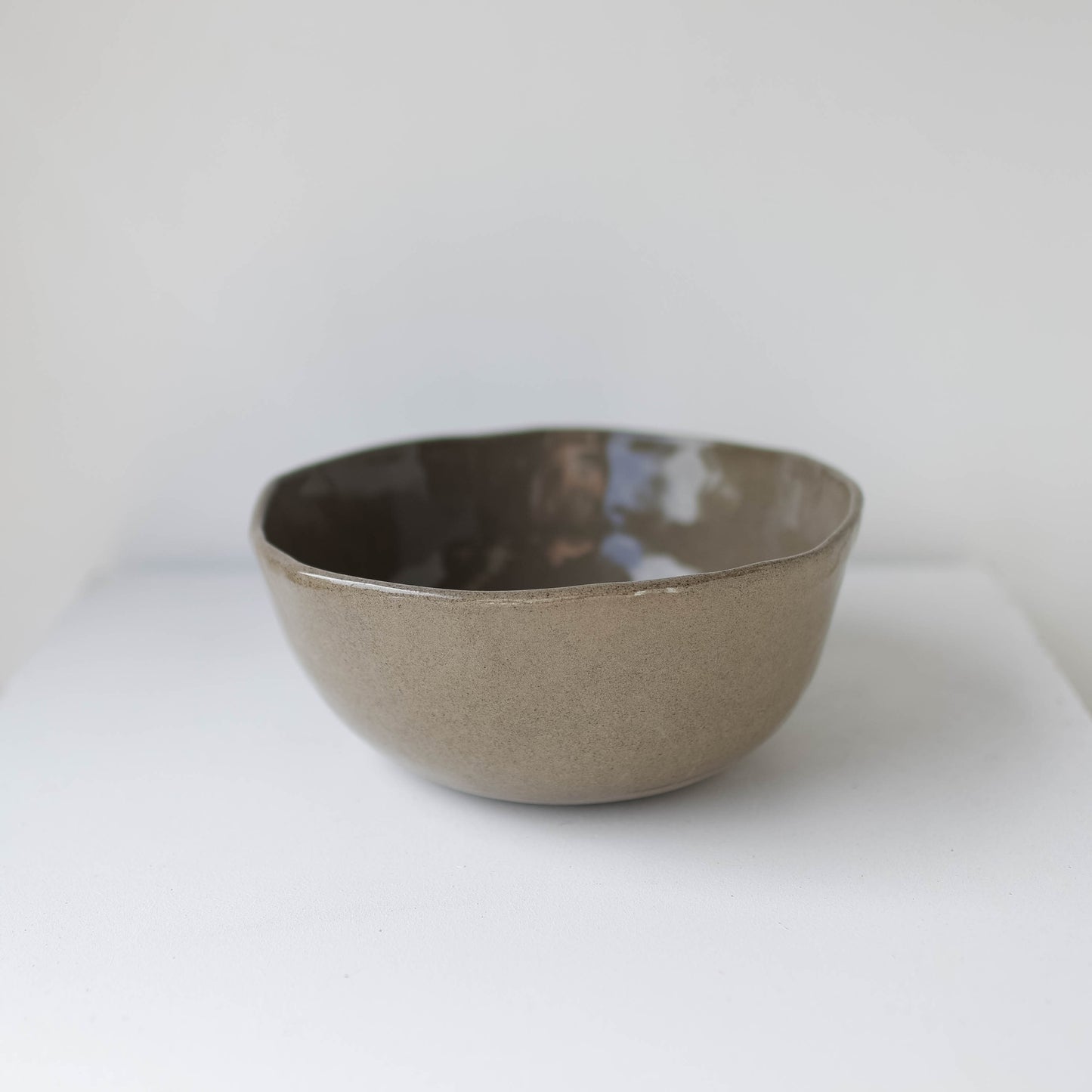 Deep serving bowl - Granite