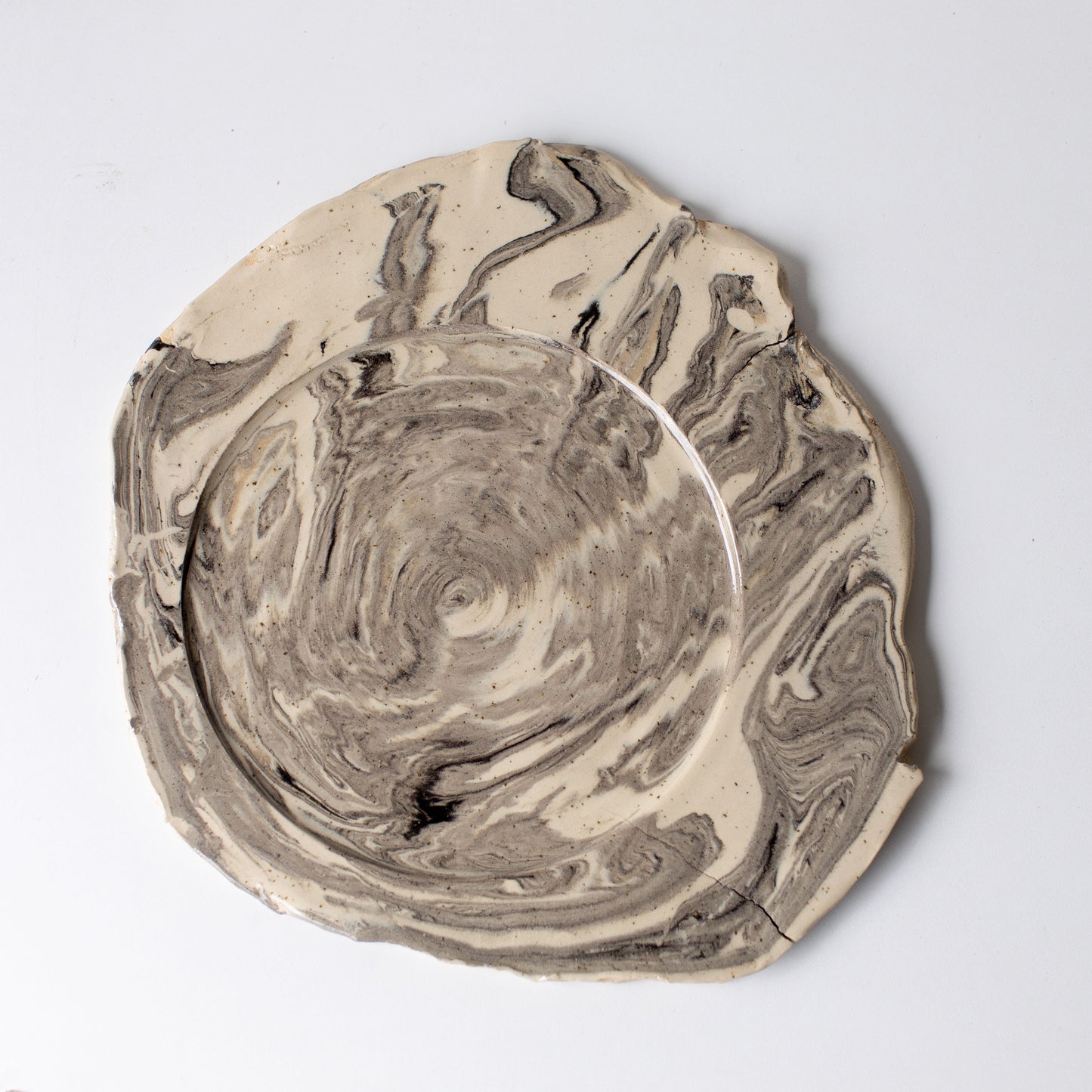 Cracked Earth platter