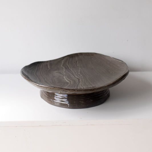 Ripple Footed Platter 02