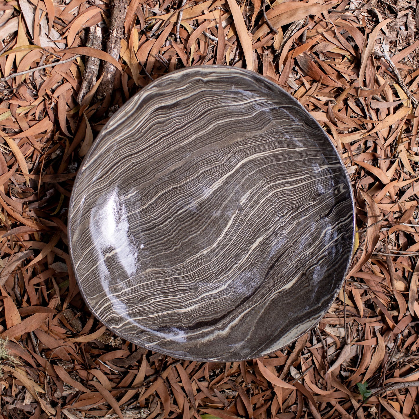 Ripple Footed Platter 01