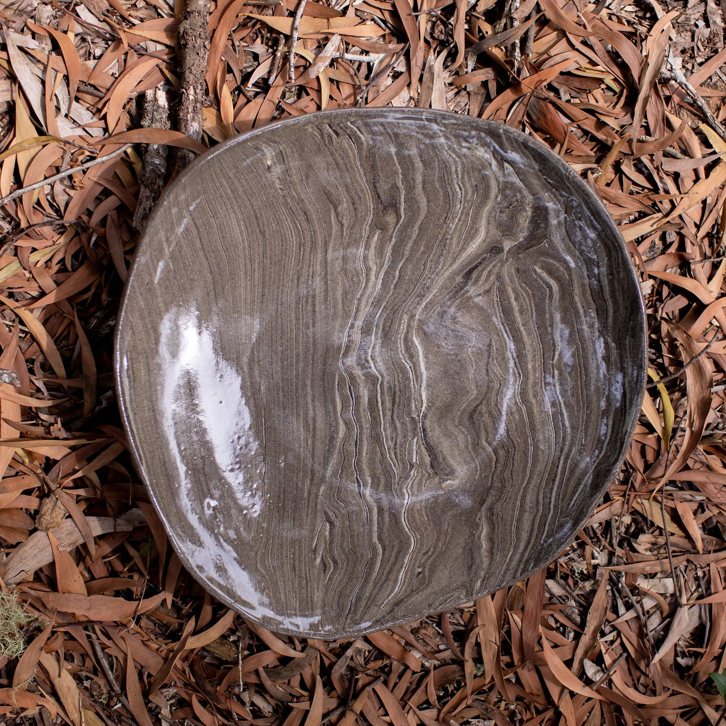 Ripple Footed Platter 02