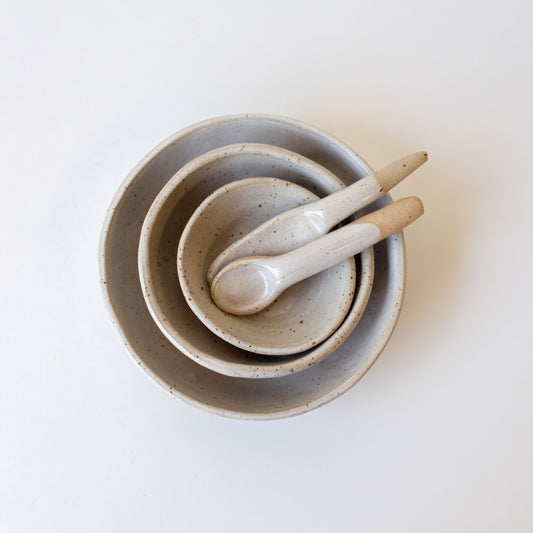 Everyday Mini Bowls Set - Satin White