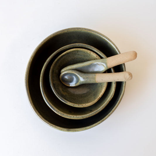 Everyday Mini Bowls Set - Kelp Green